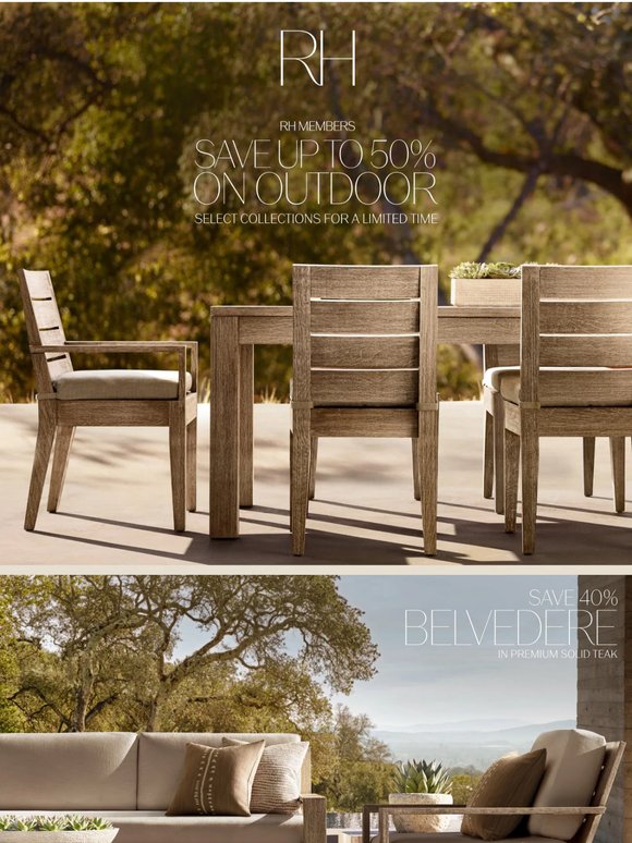 Enjoy Up to 50% Off Select Outdoor Collections