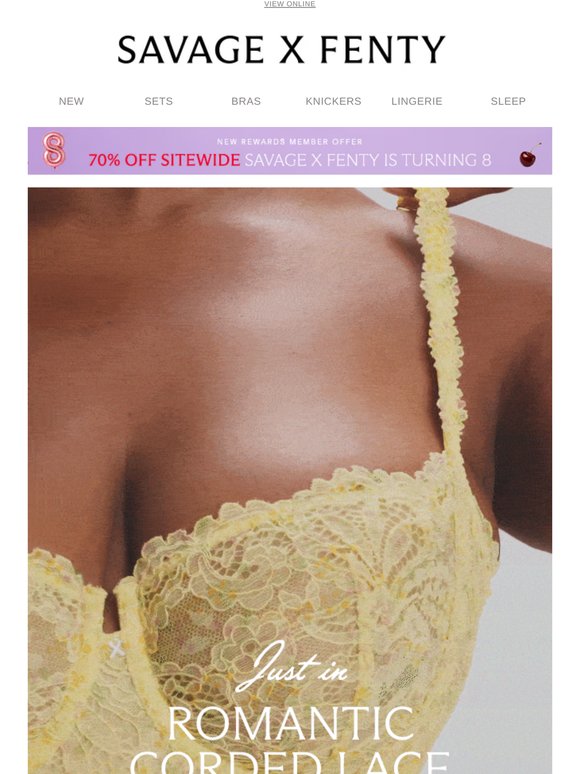 New prints ft. Romantic Corded Lace