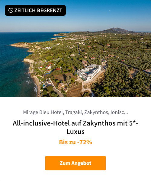 All-inclusive-Hotel auf Zakynthos mit 5*-Luxus
