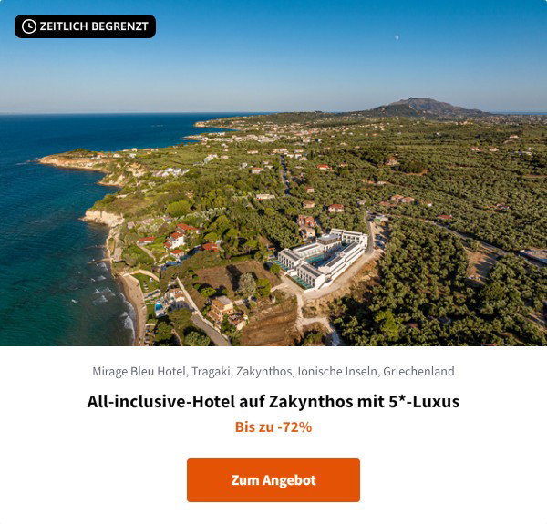 All-inclusive-Hotel auf Zakynthos mit 5*-Luxus
