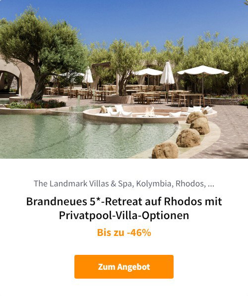 Brandneues 5*-Retreat auf Rhodos mit Privatpool-Villa-Optionen