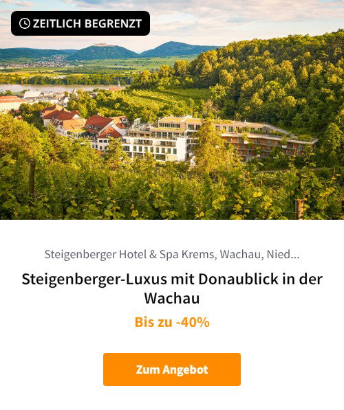 Steigenberger-Luxus mit Donaublick in der Wachau