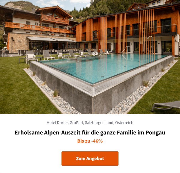 Erholsame Alpen-Auszeit für die ganze Familie im Pongau