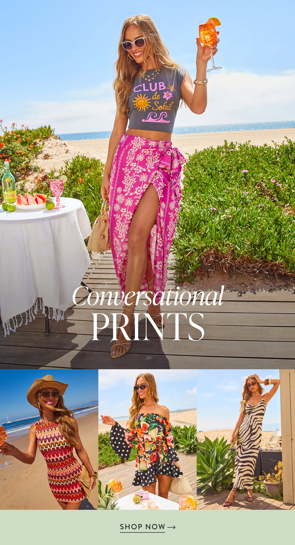 Conversational Prints. Shop Now 