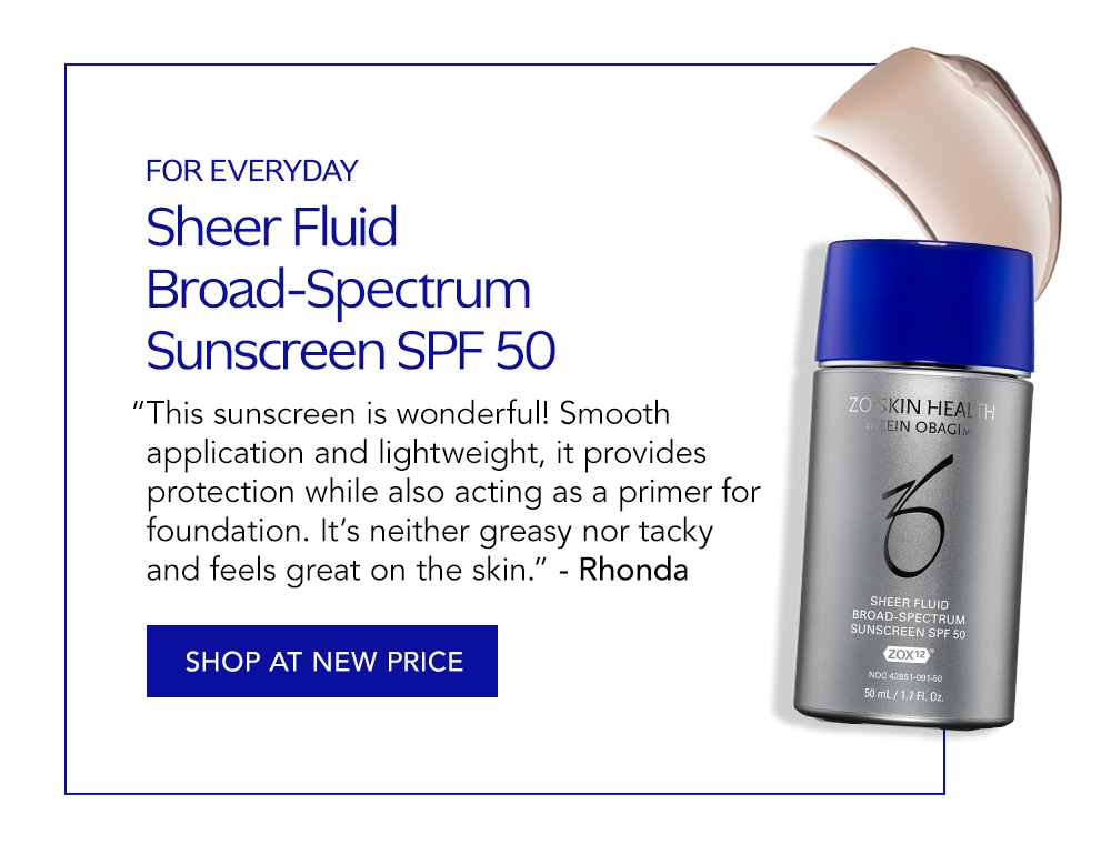 Sheer Fluid Broad-Spectrum Sunscreen SPF 50