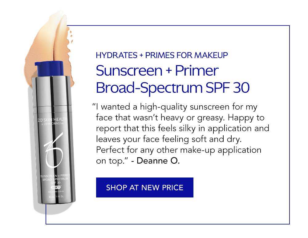 Sunscreen + Primer Broad-Spectrum SPF 30