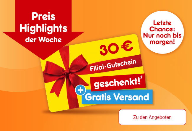 30 € Filial-Gutschein