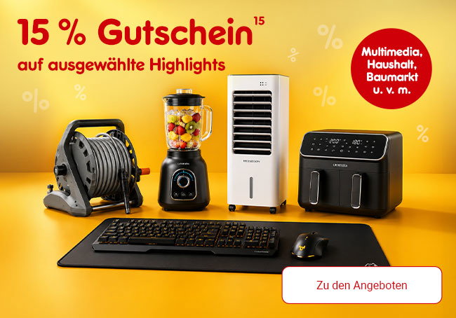 15 % Gutschein auf ausgewählte Highlights