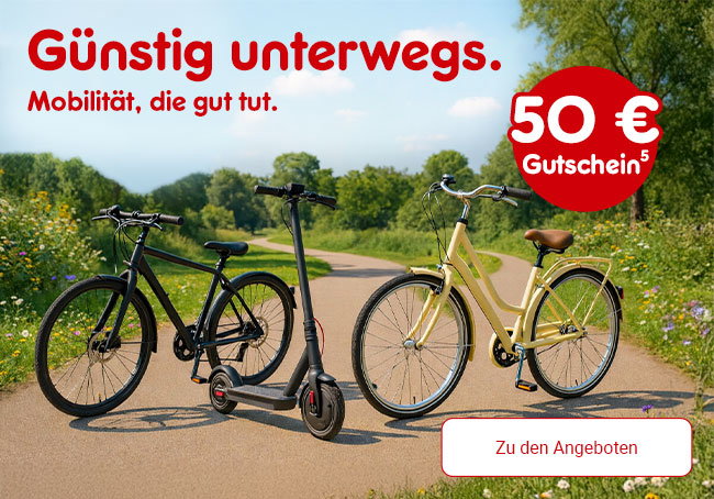 50 € Gutschein auf Mobilität