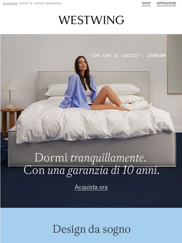 Letto DREAM: un design da sogno