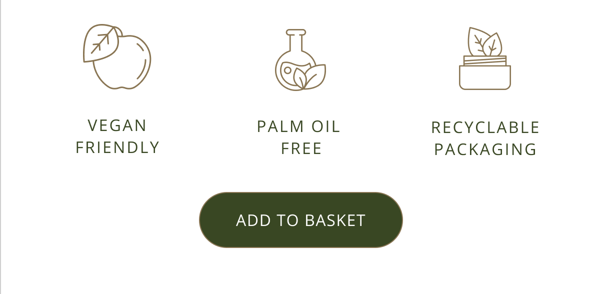 Vegan friendly - Palm Oil Free - Recyclable Packaging [ ADD TO BASKET ]