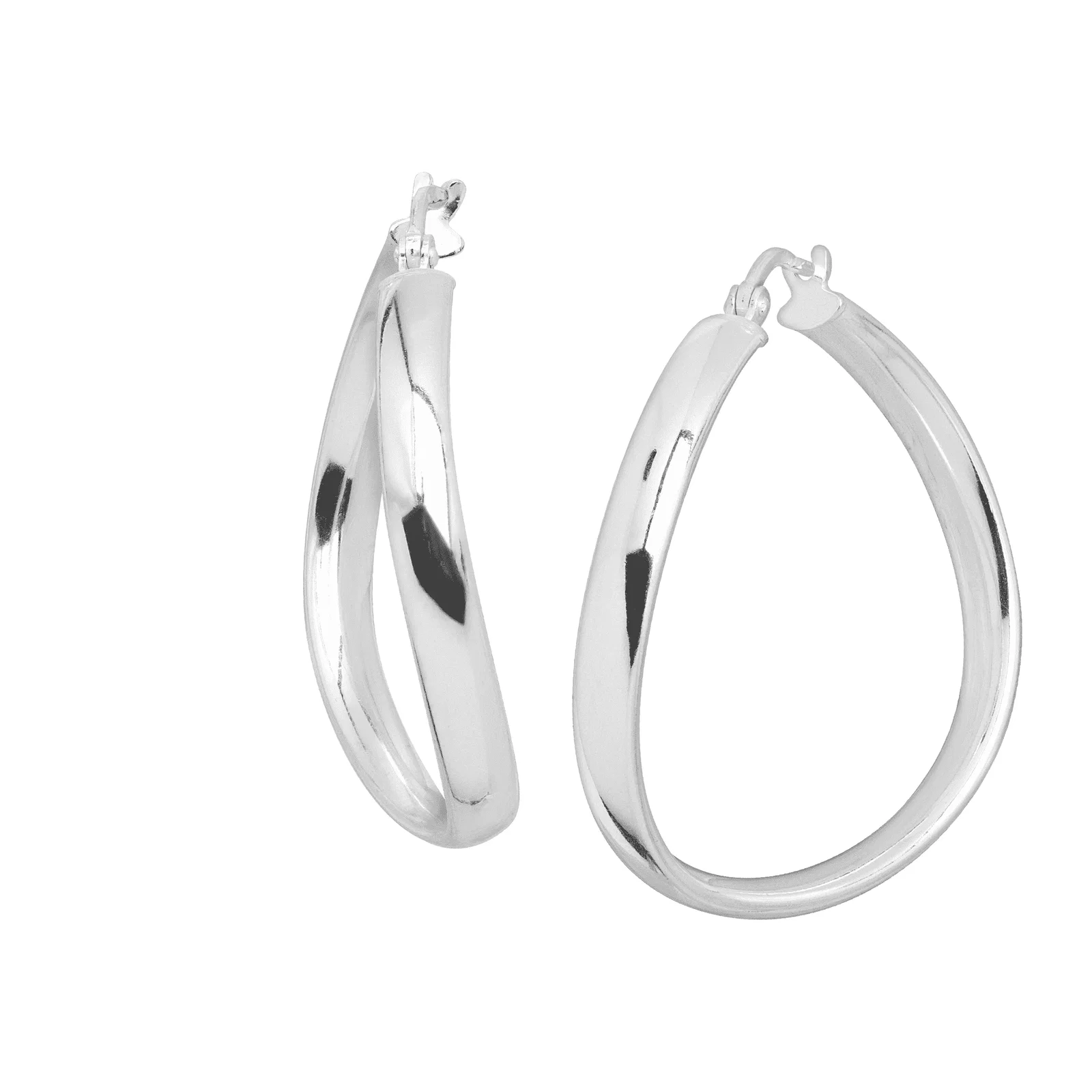 Porto Ferro Hoop Earrings, 30 mm