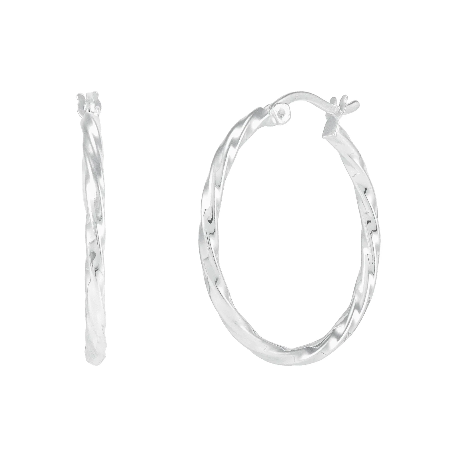 Endless Twists Hoop Earrings