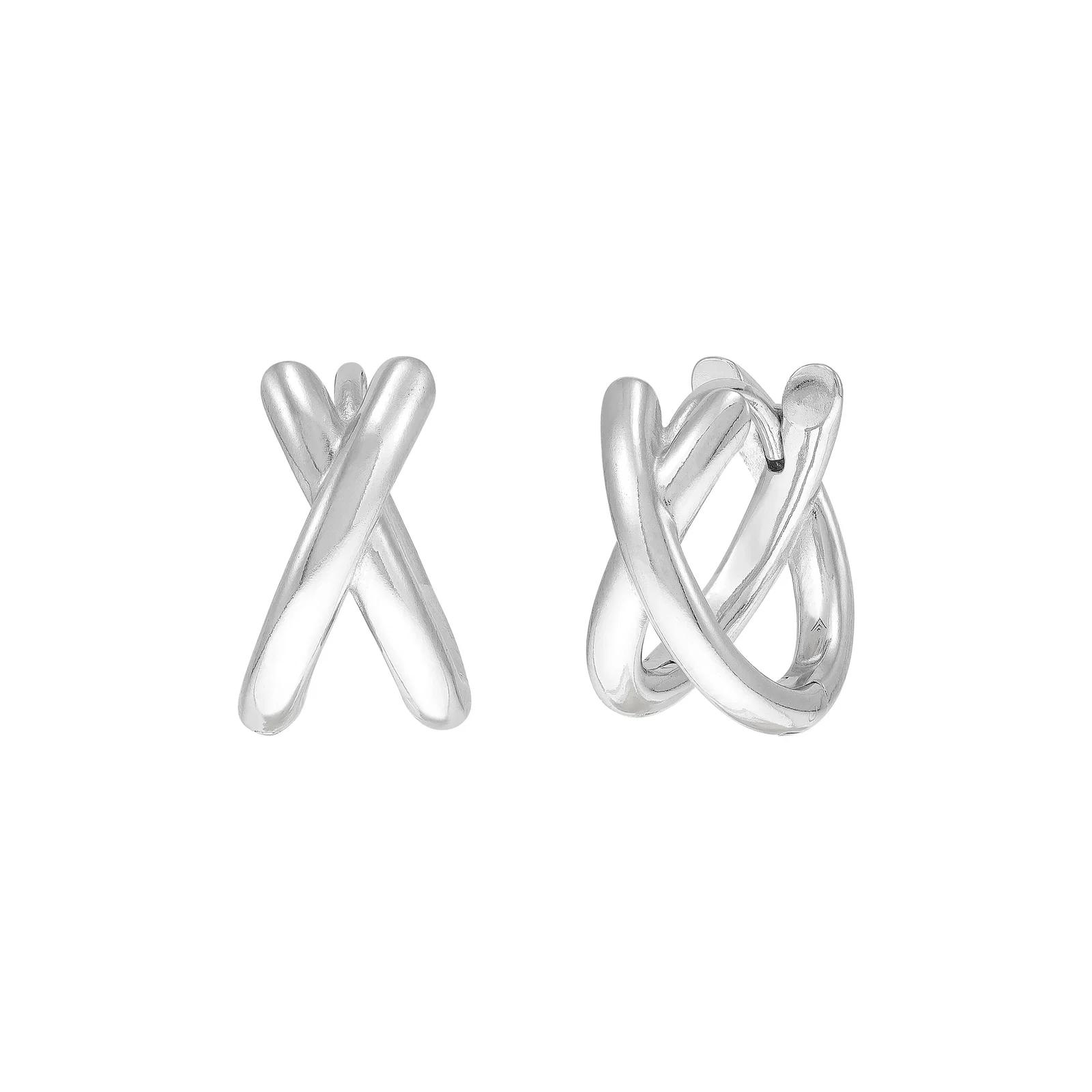 Junction Huggie Hoop Earrings