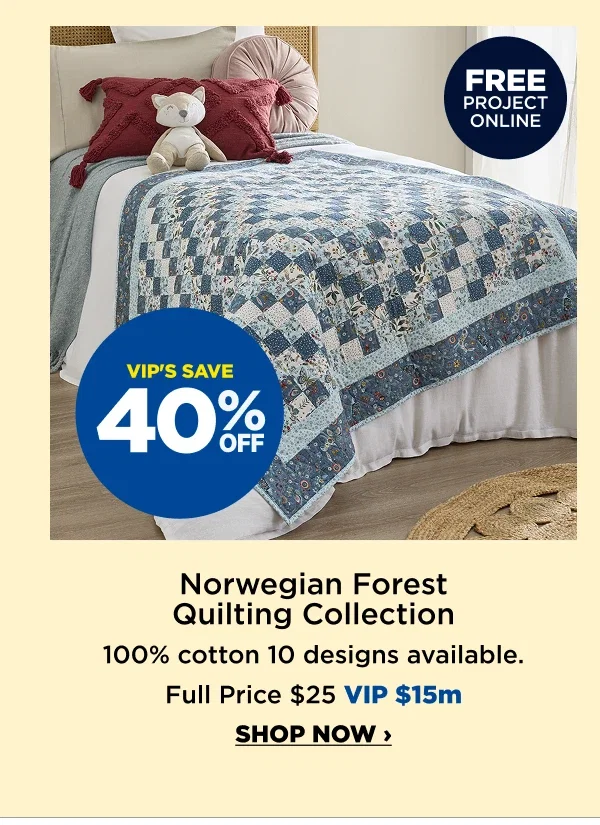 Norwegian Forest Quilting Collection