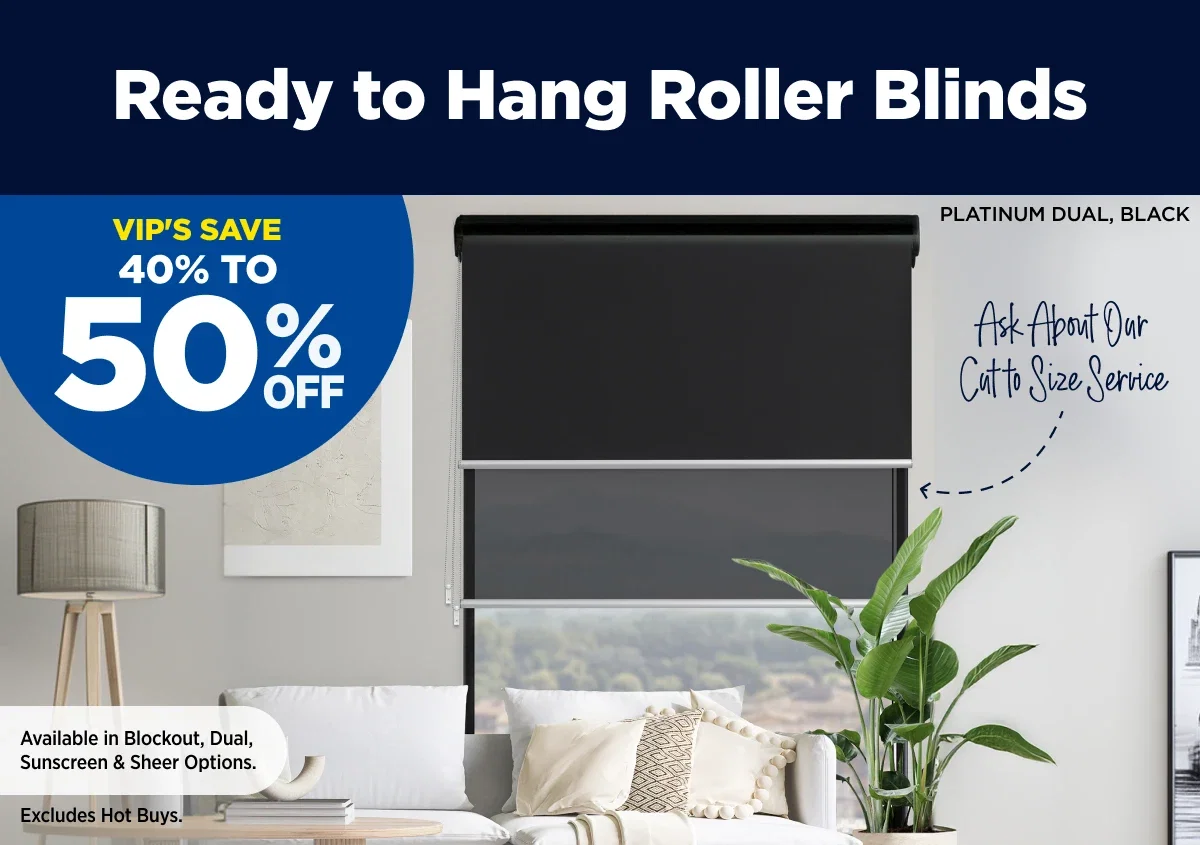 Ready to Hang Roller Blinds