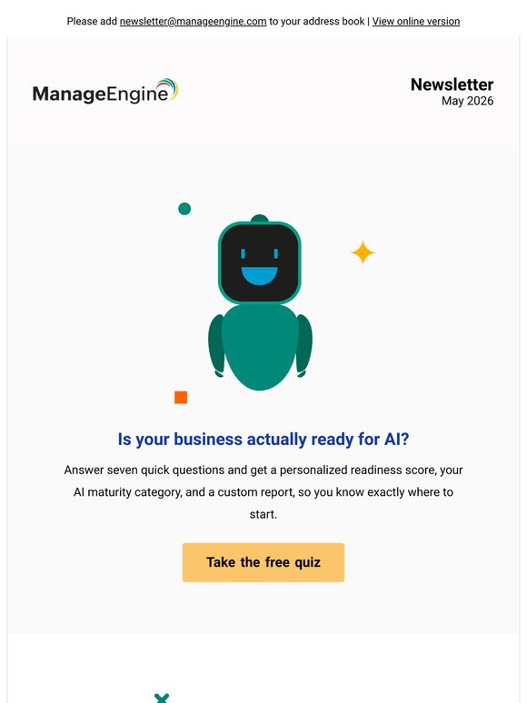 Find out where your business stands on AI readiness