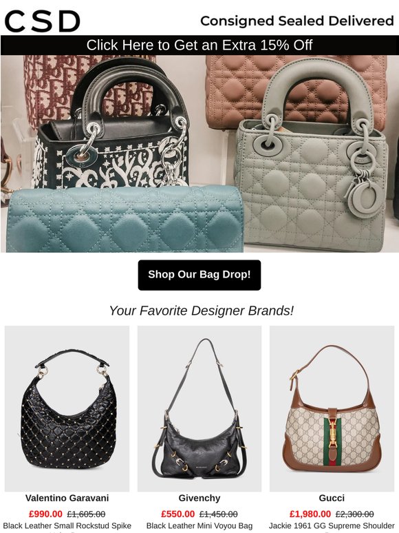 Don't Miss Our Bag Drop!