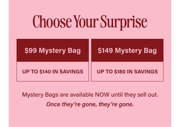 Choose Your Mystery Bag