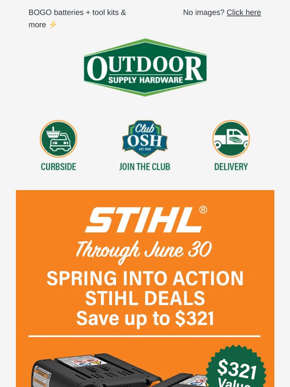 ⚡👀 Up to $321 off: STIHL deals inside
