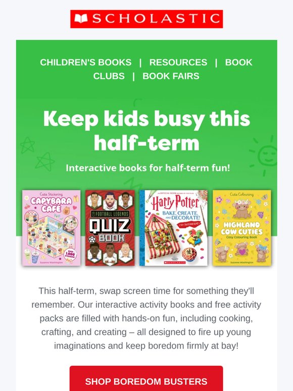 Half Term Fun? Sorted! 🌈