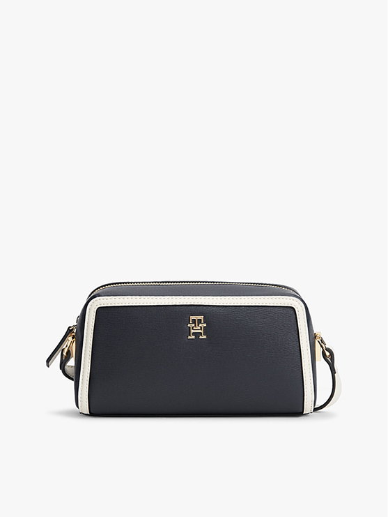 Colour-Blocked TH Monogram Crossbody Camera Bag