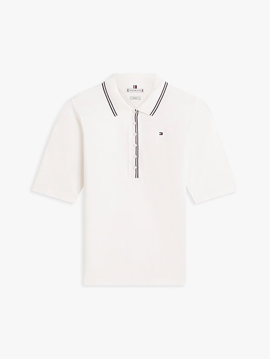 Slim Fit Tipped Half Sleeve Polo Shirt