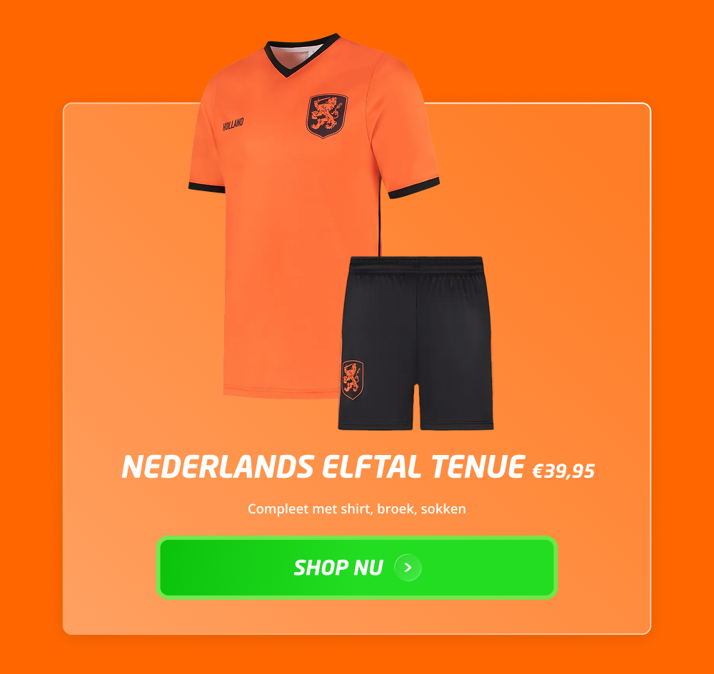 Nederlands Elftal Tenue €39,95