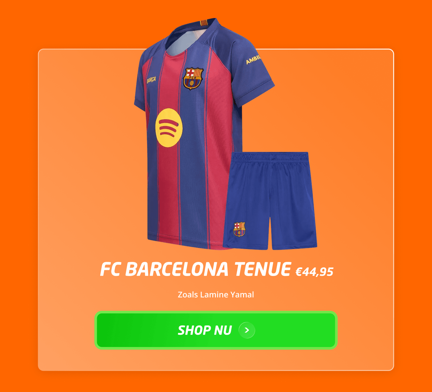 FC Barcelona Tenue €44,95