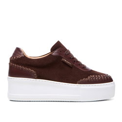 Padova Stitch Brown Suede Trainers