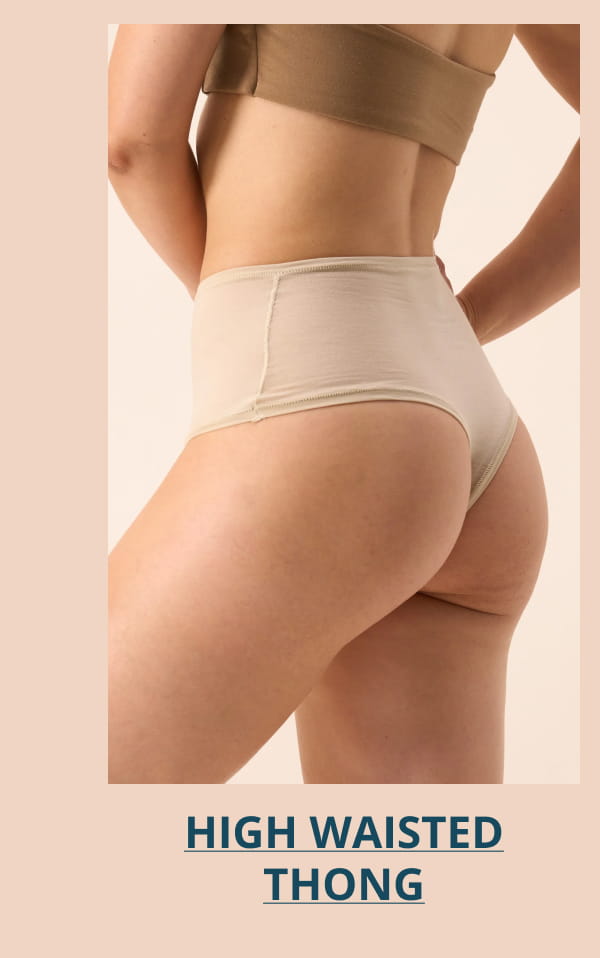 HIGH WAISTED THONG