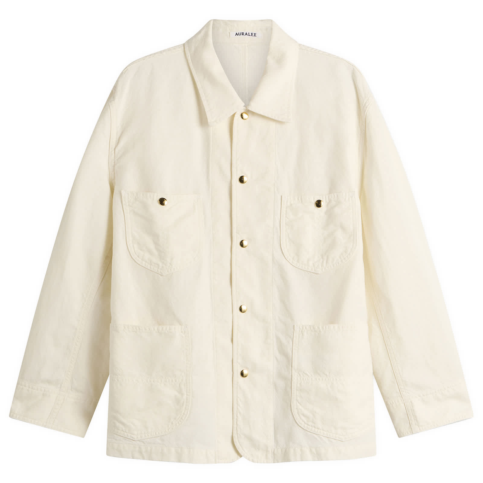 Auralee Wool Cotton Linen Ox Work Jacket
