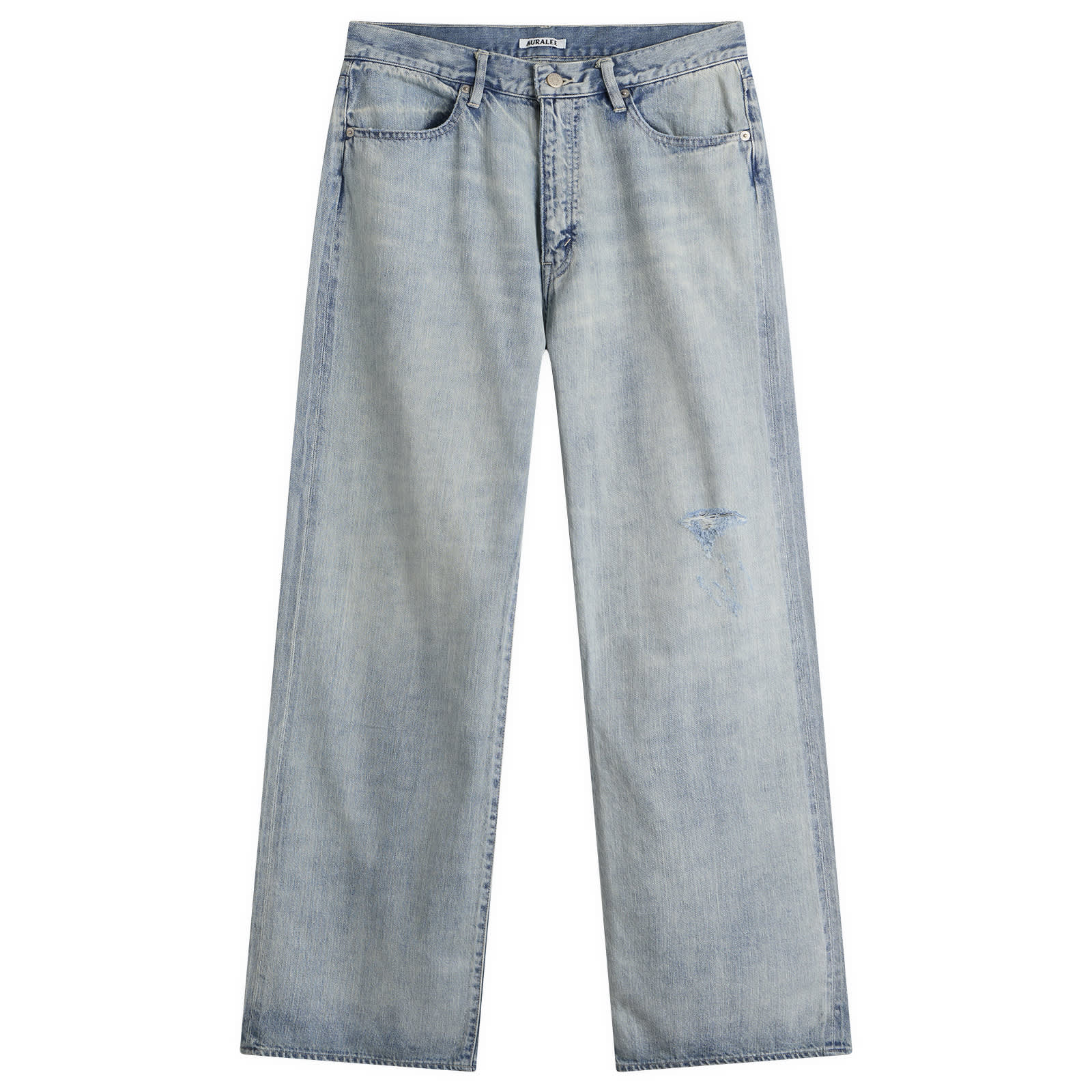 Auralee Faded Selvedge Light Denim Pants