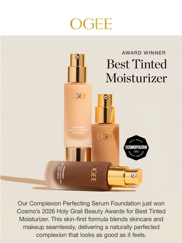 Just Won: Best Tinted Moisturizer 🏆