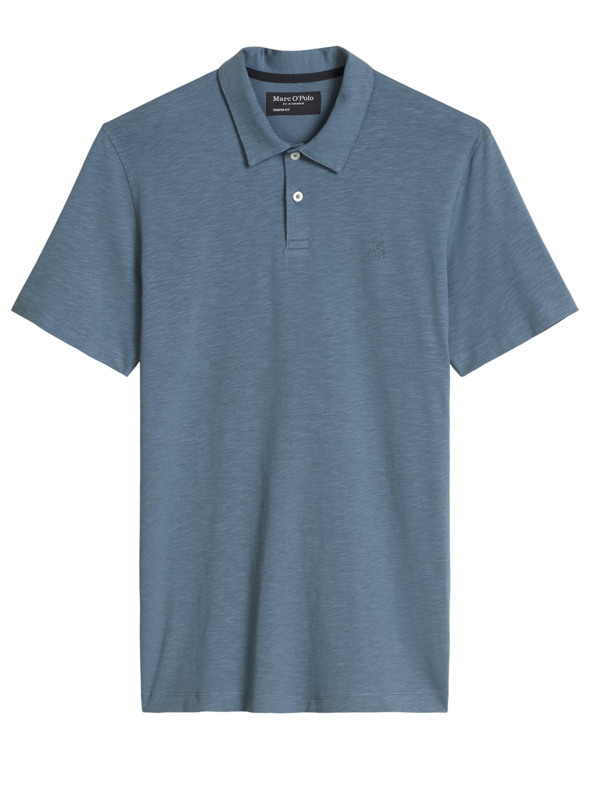 Poloshirt aus softer Bio-Baumwolle mit Label-Stickerei, Shaped Fit