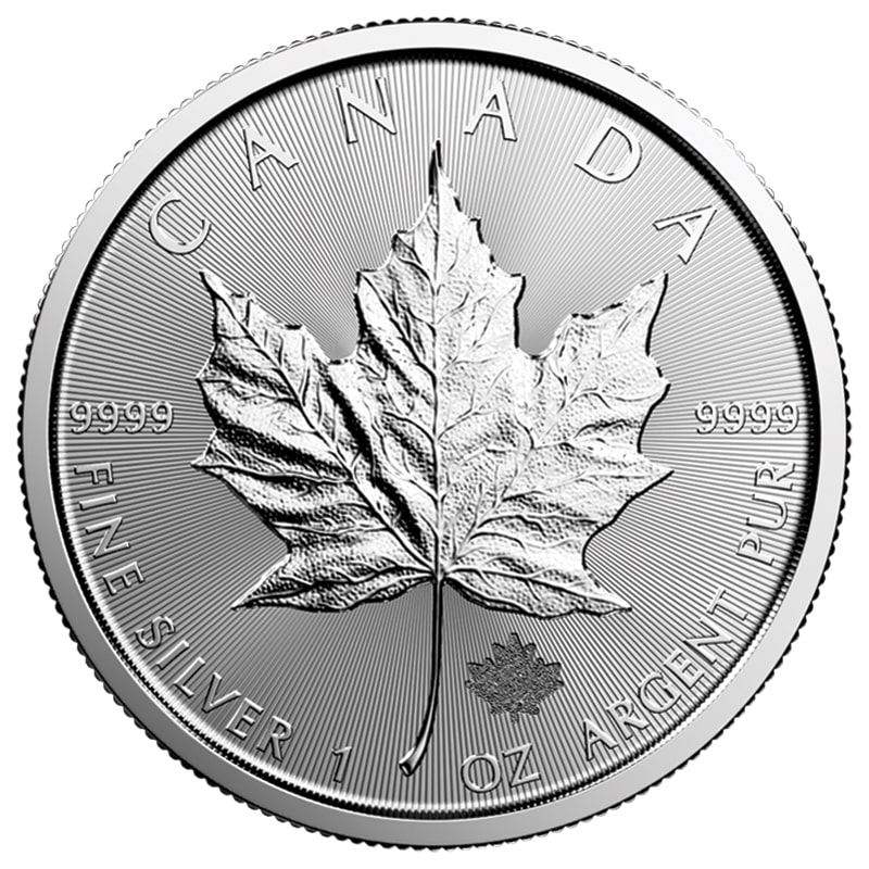 Image of 1 oz Canadian Silver Maple Leaf Coin - Random Year