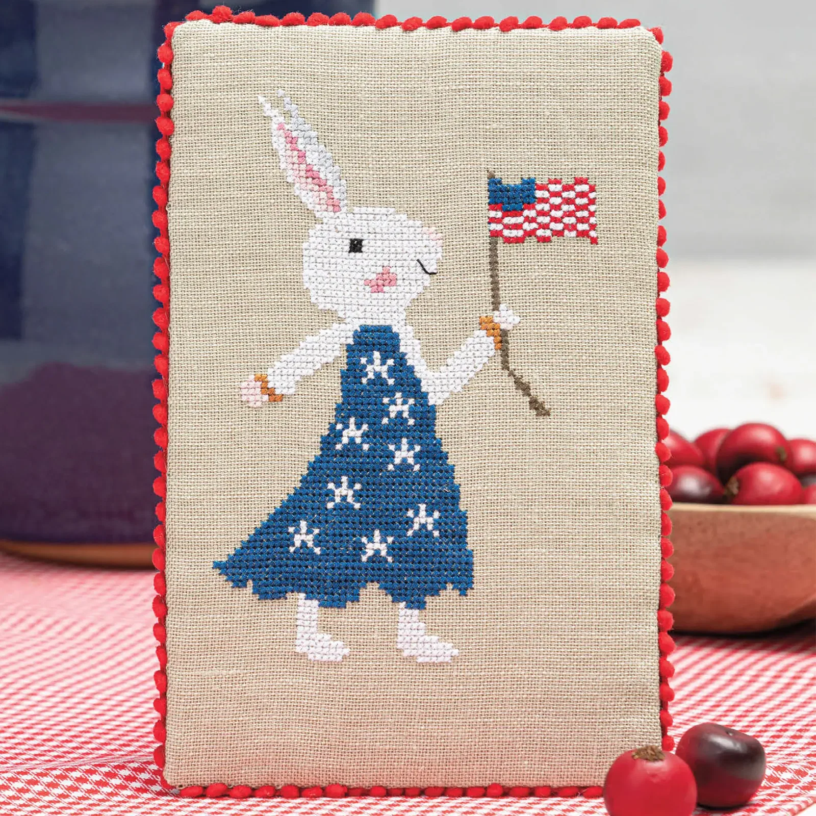 Betsy Bunny Cross-Stitch Pattern - Digital Download