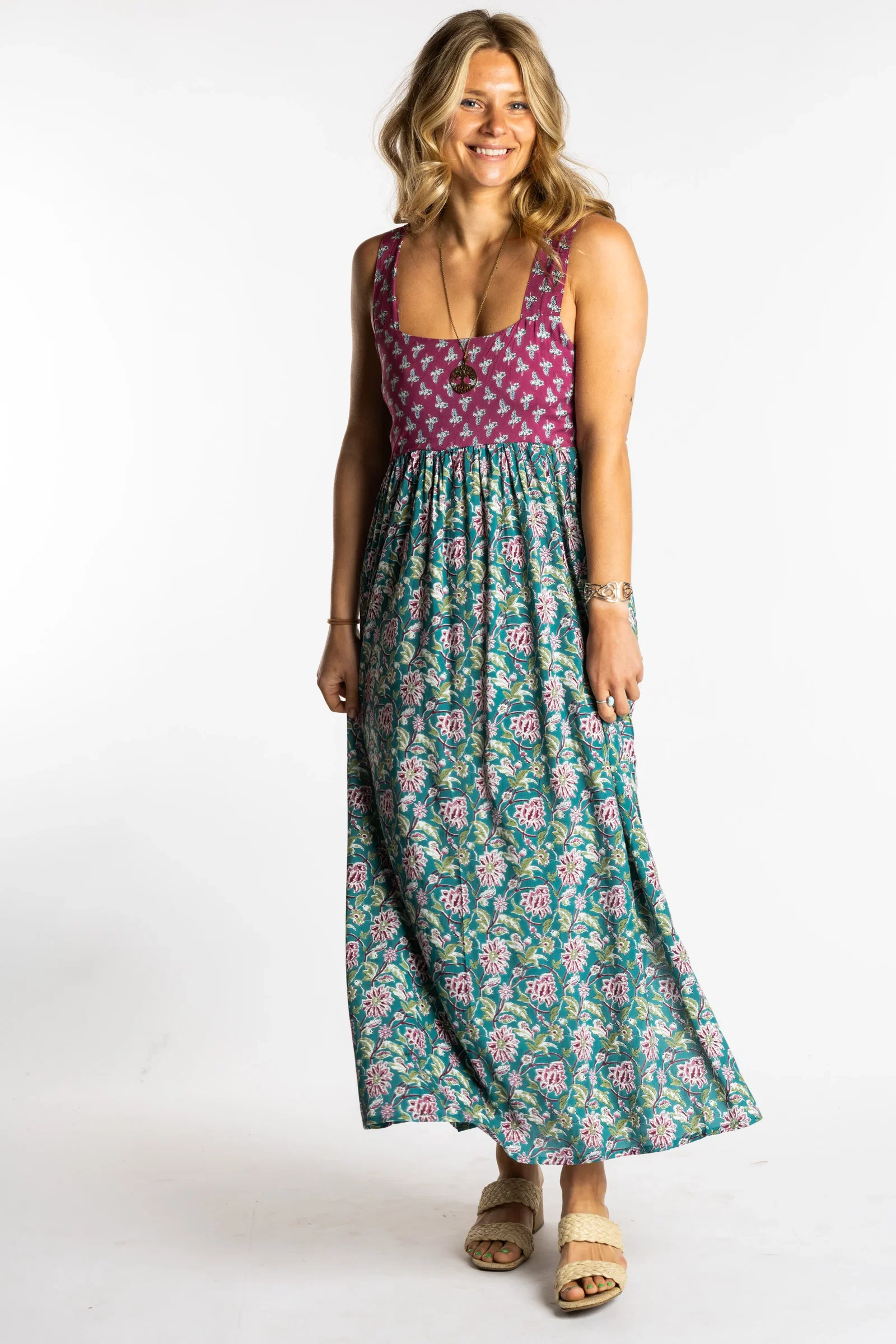 Image of Flora Fusion Maxi Dress