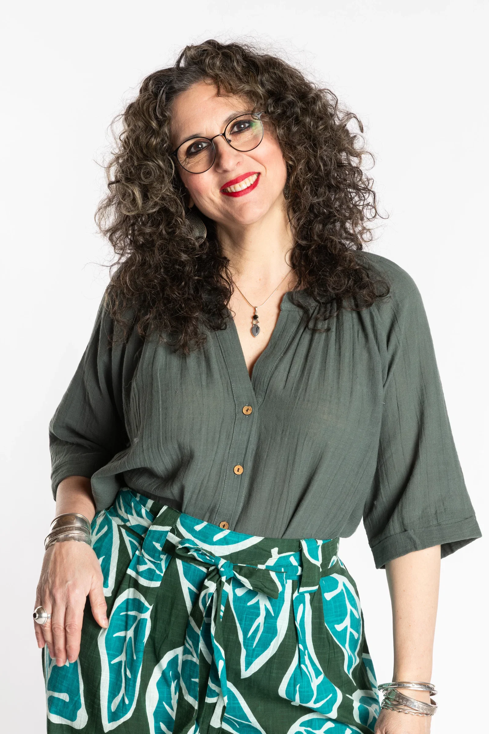 Image of Chandani Cotton Pleated Button Tunic