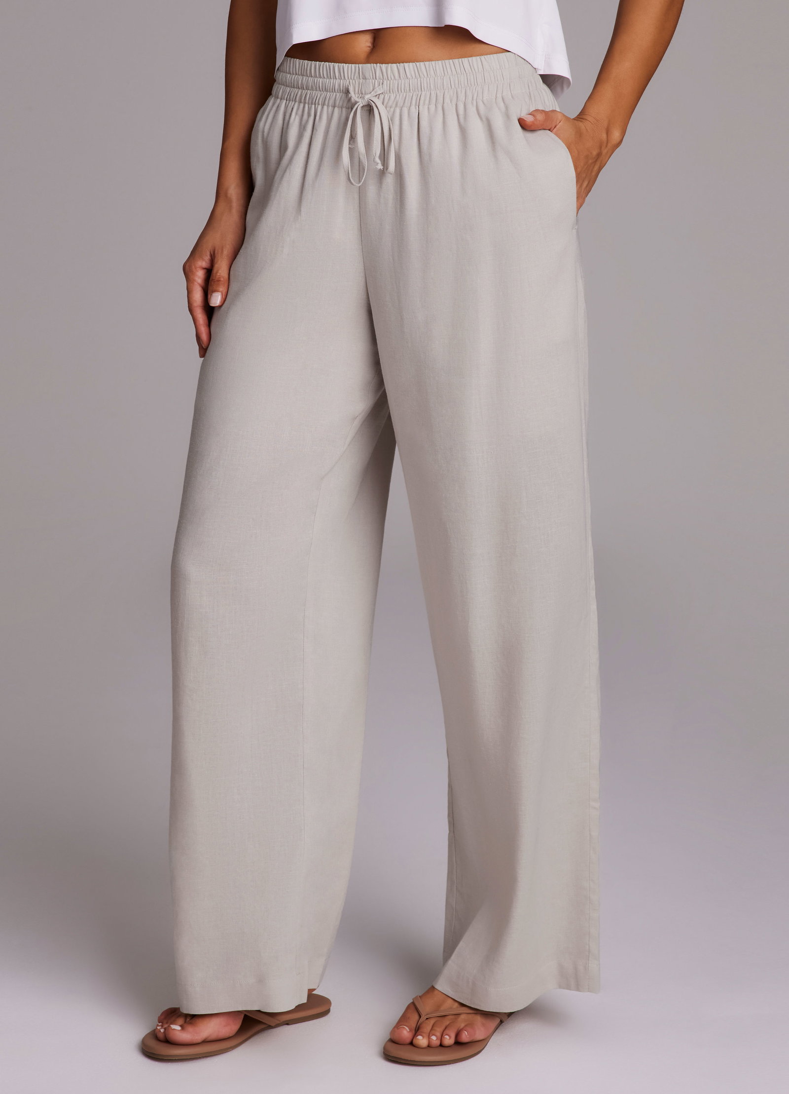 Laidback Linen Drawstring Trouser