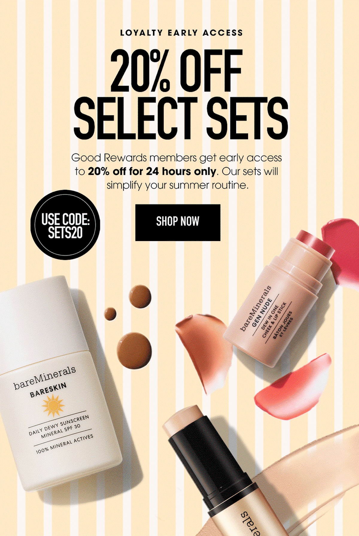 20% off select sets.