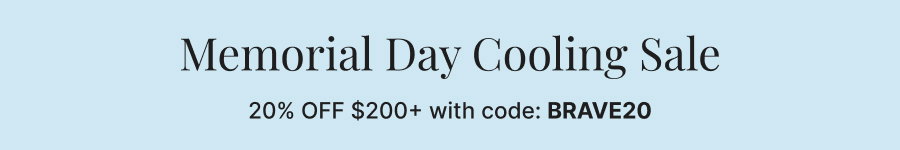 Memorial Day Cooling Sale