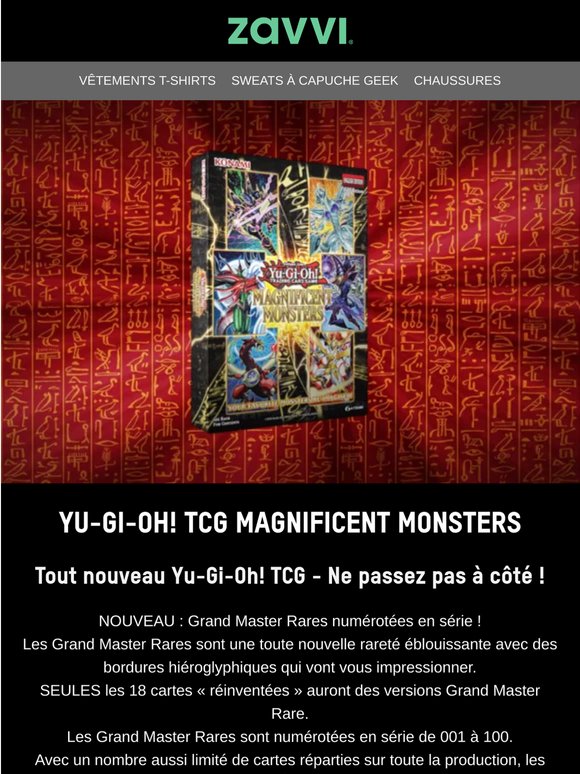 Nouveautés ! Yu-Gi-Oh! TCG Magnificent Monsters & Hobby Box Harry Potter Trading Cards