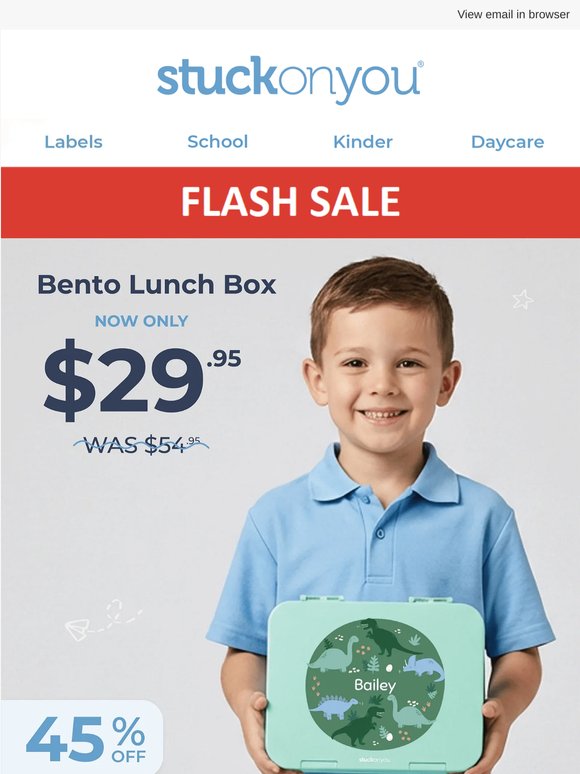 Ends Tonight: $29.95 Bento Box Flash Sale ⚡