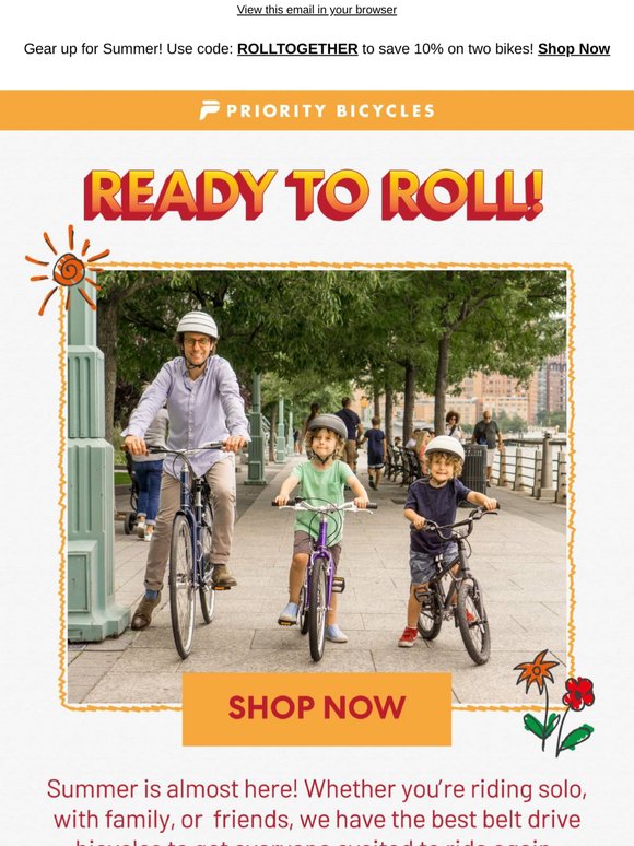 Roll Into Summer and Save 10% on Two Bikes! 🚴‍♀️ 🚴🏼‍♂️