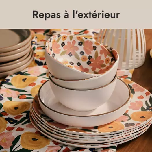 Repas à l'extérieur