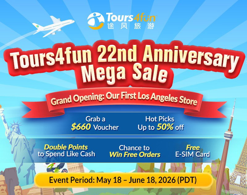 Celebrate with Tours4Fun!