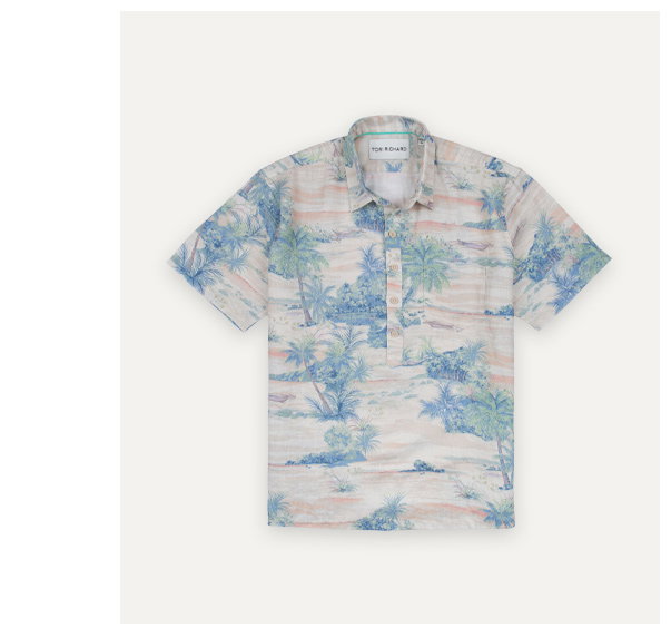 Shop Tranquil Shore Half-Placket