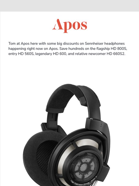Get Up to 30% Off Sennheiser Headphones Now