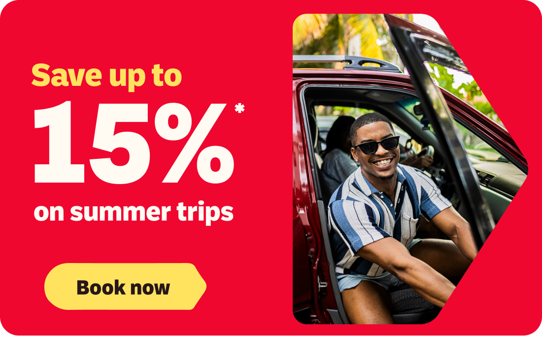 Save up to 15% on summer trips* | Book now